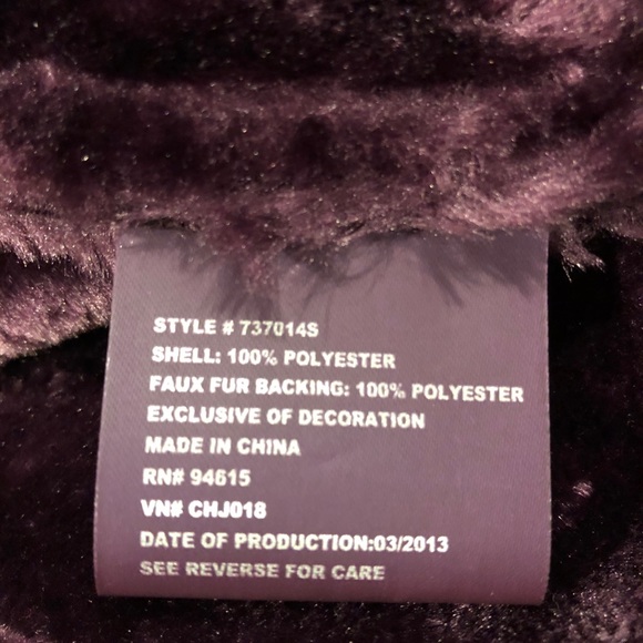 NWT Girls Shearling coat - Picture 5 of 5